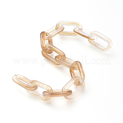 Handmade Acrylic Cable Chains&nbsp;AJEW-JB00554-04