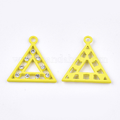 Spray Painted Alloy Pendants&nbsp;PALLOY-S122-03C