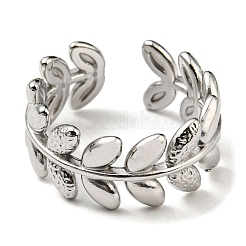Non-Tarnish 304 Stainless Steel Cuff Rings&nbsp;RJEW-E076-02P