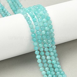 Natural Amazonite Beads Strands&nbsp;G-E411-43-4mm-01