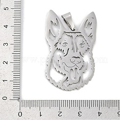 304 Stainless Steel Pendants&nbsp;STAS-R135-21P