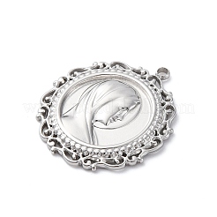 304 Stainless Steel Pendants&nbsp;STAS-S163-06B-P