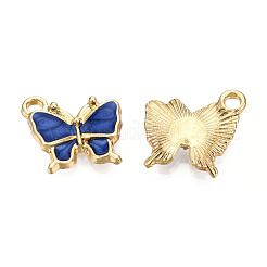 Light Gold Plated Alloy Charms&nbsp;X-ENAM-T009-03B