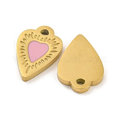 316 Surgical Stainless Steel Enamel Charms&nbsp;STAS-M073-42A-01G