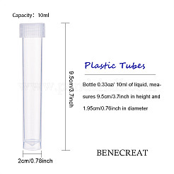 Clear Graduated Tube Plastic Bead Containers&nbsp;CON-BC0005-26