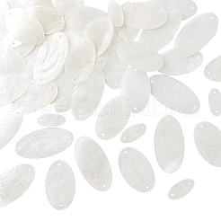 60Pcs 3 Styles Natural Shell Connector Charms&nbsp;BSHE-PH0001-49