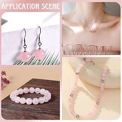 3 Strands 3 Styles Natural Rose Quartz Beads Strands&nbsp;G-PA0001-39