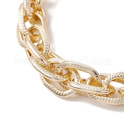 2Pcs 2 Sizes Aluminium Textured Rope Chain Bag Extension Chains&nbsp;FIND-JF00162