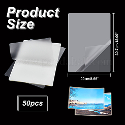 50 Sheets Laminating Pouch Film Photo Protecting Sheets&nbsp;AJEW-PH0003-95
