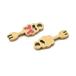 304 Stainless Steel Enamel Charms&nbsp;STAS-I336-35G