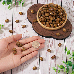 Spray Painted Natural Maple Wood Beads&nbsp;X-CD-TAC0003-01B