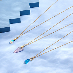 Grade AA Brass Ice Pick Pinch Bails for Pendant Making&nbsp;KK-PH0001-35G-NR