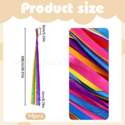 Polyester Children's Gymnastics Ribbons&nbsp;AJEW-WH0752-592
