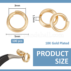 2Sets Brass Keychain Clasps&nbsp;KK-BC0014-47B