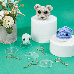Resin Cake Inset Base & Plastic Cake Fixator&nbsp;DIY-BC0015-54