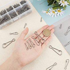 400Pcs 8 Style 201 Stainless Steel Fishing Connector Quick Change Safe Lock&nbsp;FIND-FH0001-86