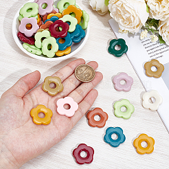 50Pcs Opaque Acrylic Pendants&nbsp;SACR-SP0001-41