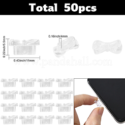 50Pcs PVC Mobile Anti-Dust Plugs&nbsp;AJEW-SC0031-65
