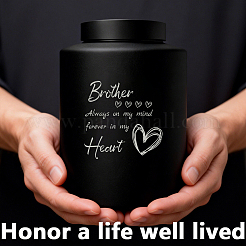 1Pc Column Stainless Steel Urn for Human Pet Ashes&nbsp;AJEW-PS0001-01C