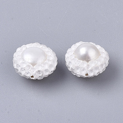 Polymer Clay Rhinestone Beads&nbsp;RB-S055-40M