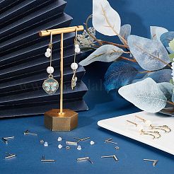 30pcs Brass Stud Earring Findings&nbsp;KK-CN0002-05