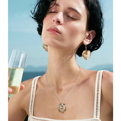 10Pcs Natural Shell Pendants&nbsp;PALLOY-TAC0204