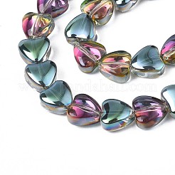 Electroplate Glass Beads Strands&nbsp;EGLA-S188-13