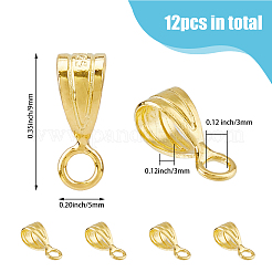 12Pcs 925 Sterling Silver Pendant Bails&nbsp;STER-DC0001-06