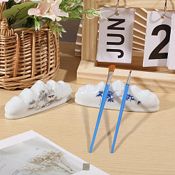 2Pcs 2 Colors Porcelain Calligraphy Brush Holder&nbsp;AJEW-CA0004-91