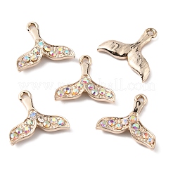 Zinc Alloy Colorful Rhinestone Pendants&nbsp;FIND-WH0144-49LG