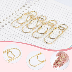 208Pcs Carbon Steel Pen Clips for Notebook Scrapbook&nbsp;FIND-SP0003-01G
