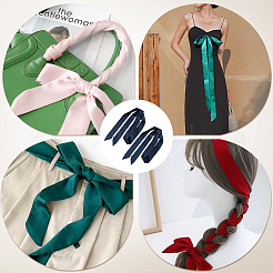 Long Polyester Silk Scarf for Women Girls&nbsp;AJEW-WH20042-77E