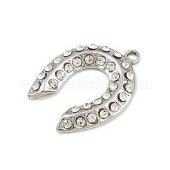 304 Stainless Steel with Crystal Rhinestone Pendants&nbsp;SA-CBABA5E-21P