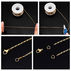 DIY Chain Bracelet Necklace Making Kits&nbsp;DIY-SC0020-21G