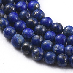 Natural Lapis Lazuli Beads Strands&nbsp;X-G-F662-04-3mm