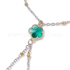 3Pcs 304 Stainless Steel Cable Chains Bracelets Set&nbsp;BJEW-JB12660