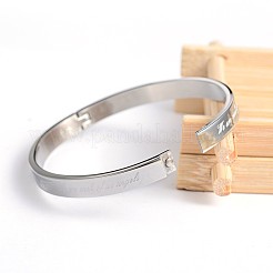 Tarnish Resistant 304 Stainless Steel Bangles&nbsp;BJEW-H0003-23A
