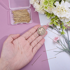 220Pcs Brass Eye Pins&nbsp;KK-ME0004-63