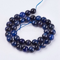 Natural Agate Round Beads Strand&nbsp;G-L084-10mm-27