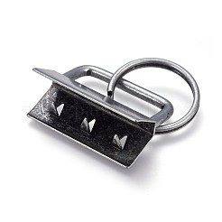 Electroplate Iron Split Key Rings&nbsp;IFIN-WH0044-01C-AS