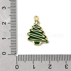 Christmas Brass Enamel Pendants&nbsp;KK-L258-05G-C01