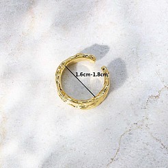 Random Styles Adjustable Brass Cuff Rings&nbsp;BB5728