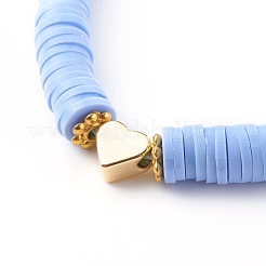 Polymer Clay Heishi Beaded Mobile Straps&nbsp;HJEW-JM00464-03
