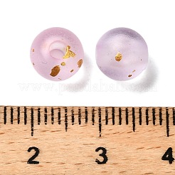 Frosted Transparent Acrylic Beads&nbsp;X1-OACR-F013-13J