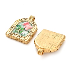 304 Stainless Steel Enamel  Pendants&nbsp;STAS-B084-08G-03