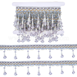 4M Polyester Silk and Plastic Curtain Accessories&nbsp;DIY-CY0002-10B