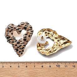 Alloy Stud Earrings&nbsp;EJEW-P307-01G-A