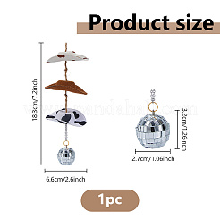 EVA Cowboy Hat Pendant Decorations&nbsp;HJEW-WH0001-35