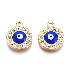 Rack Plating Alloy Enamel Pendants&nbsp;PALLOY-T077-219
