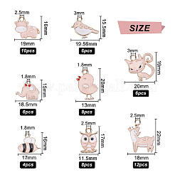 Alloy Enamel Pendants&nbsp;ENAM-BC0001-03